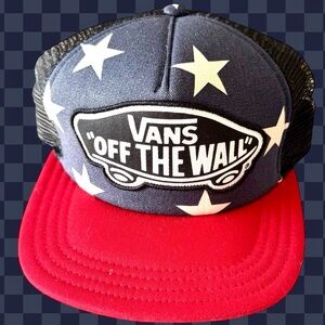 Vans Off The Wall Snapback Trucker Hat “Stars”